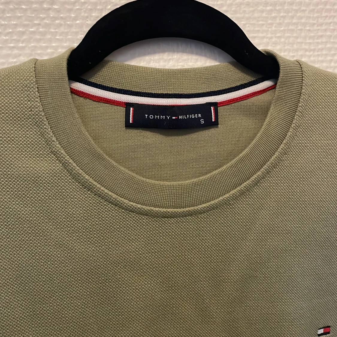 Olivgrön sweatshirt Tommy Hilfiger - 1