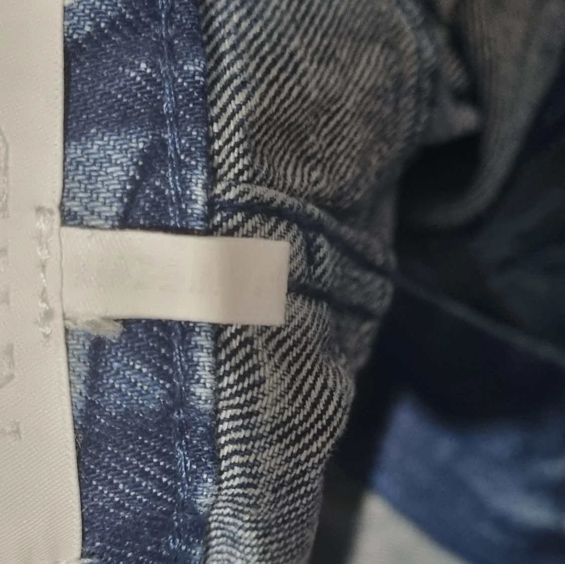 Blå loose fit jeans midwaist EU36 - 1