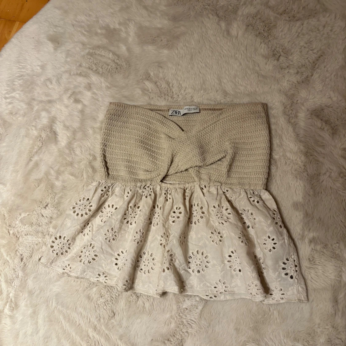 Beige topp från zara