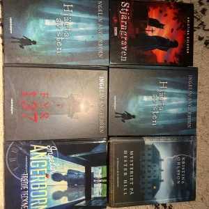 Hjärta av sten - Säljer 6 böcker skrivna av Ingelin Angerborn samt Kristina Ohlsson. Du kan köpa 1 för 50 kr eller alla för 220 kr🥰