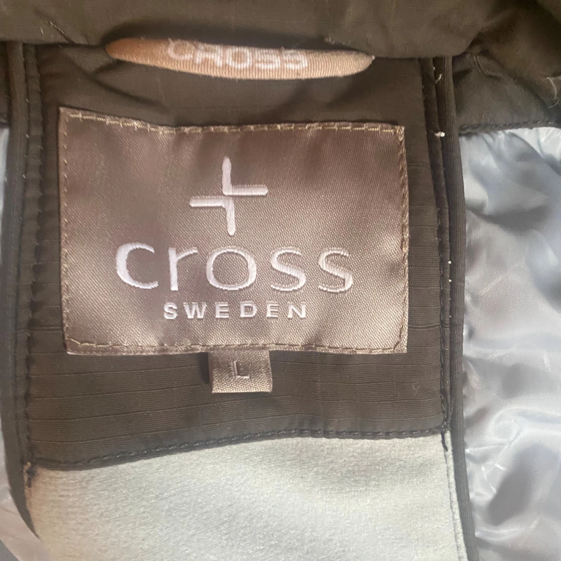 Brun skidjacka med rosa dragkedjor Cross - 2