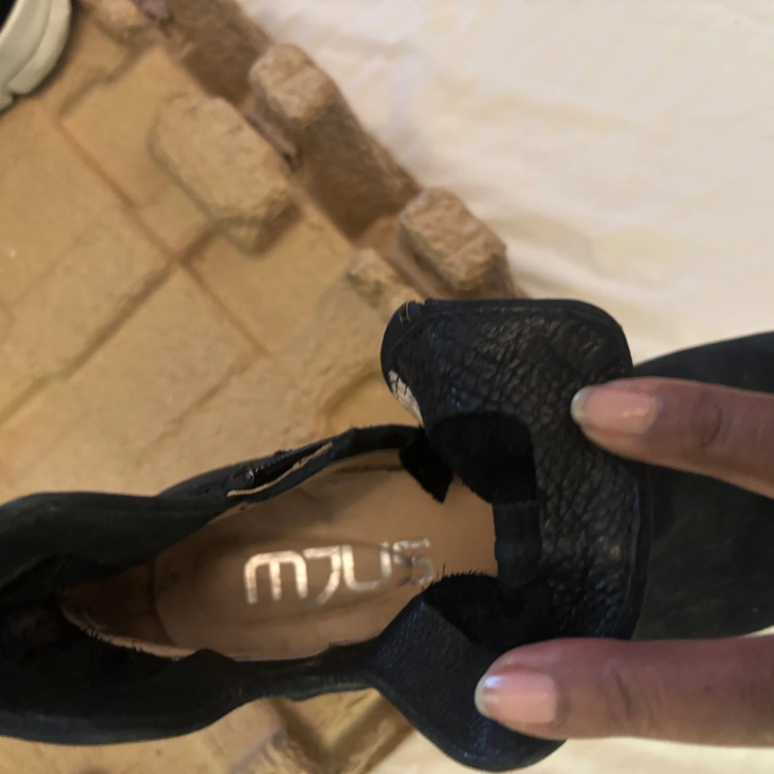 Svarta boots från MJUS i mocka - 2