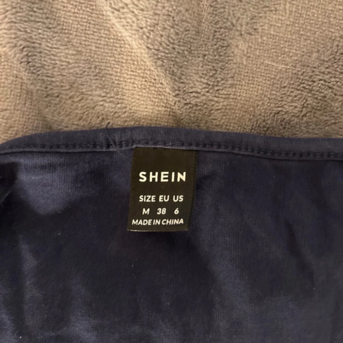 2-pack linne marinblå & vit - 1