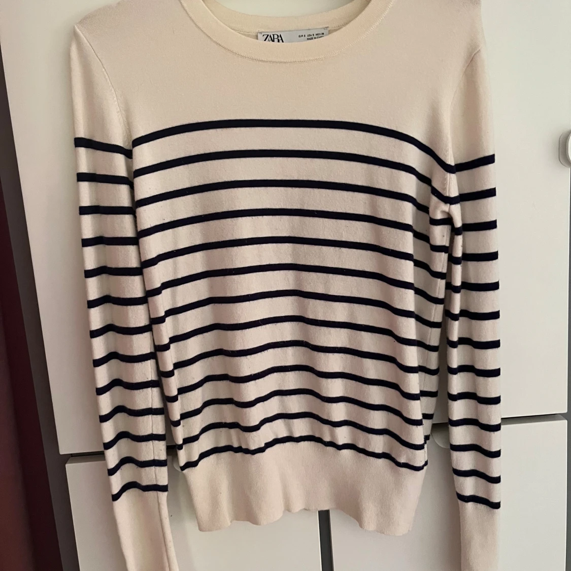 Randig långärmad tröja från Zara