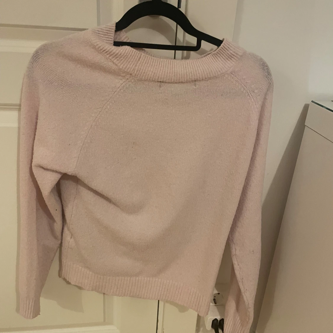 Ljusrosa stickad tröja Vero Moda - 1