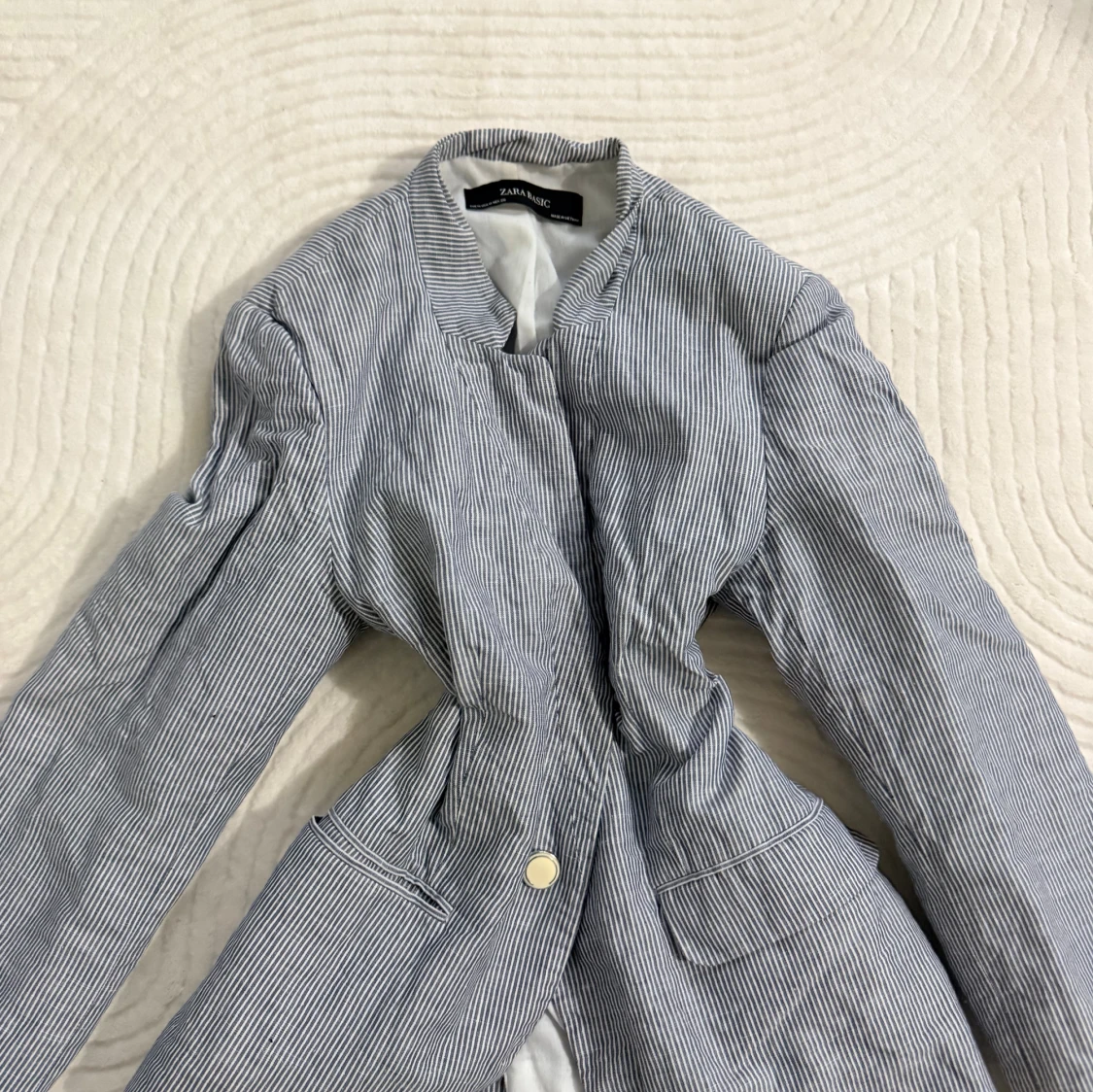 Randig kavaj från Zara Basic