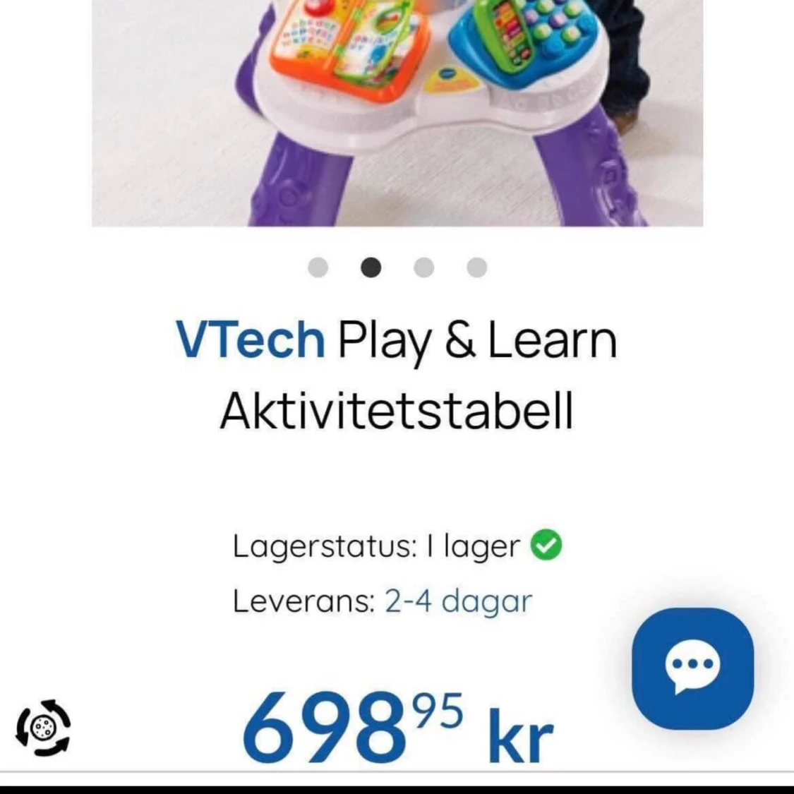 Play & Learn Aktivitetstabell