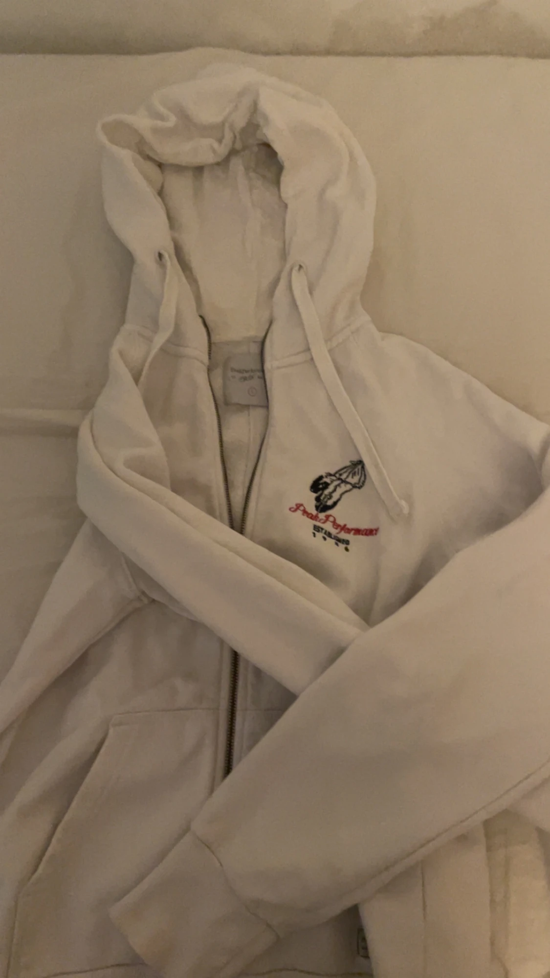 Vit teddyjacka Peak Performance L - 5