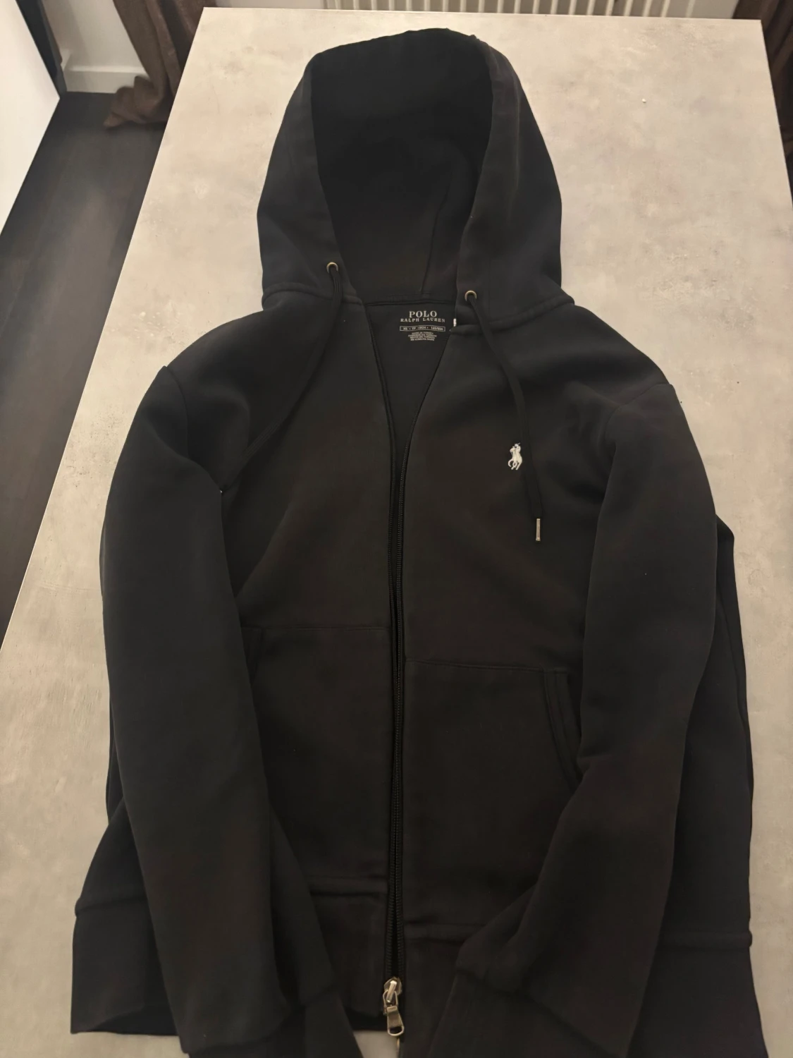 Svart hoodie från Polo Ralph Lauren XS
