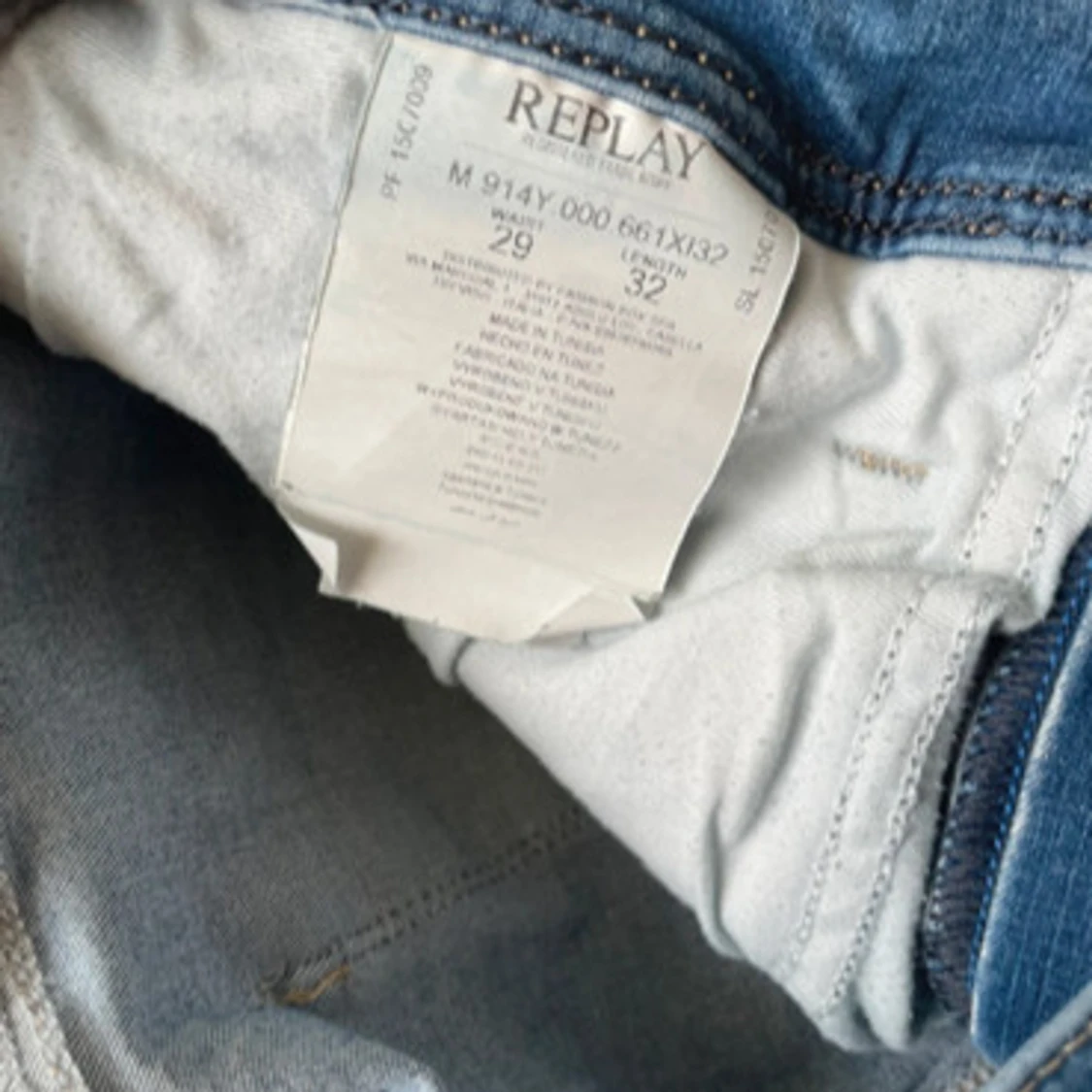 Replay Anbass jeans blå denim - 3
