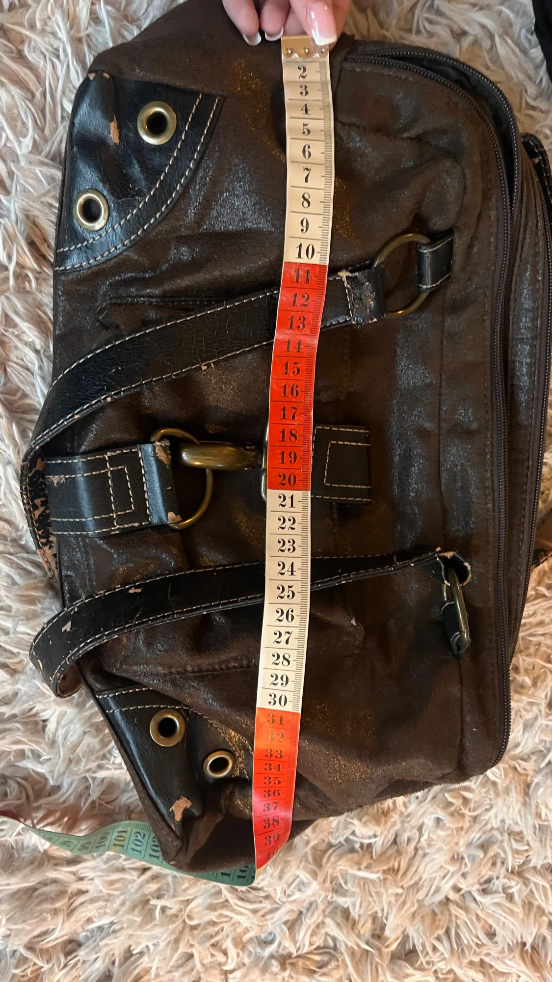 Brun axelväska från Martti - 6