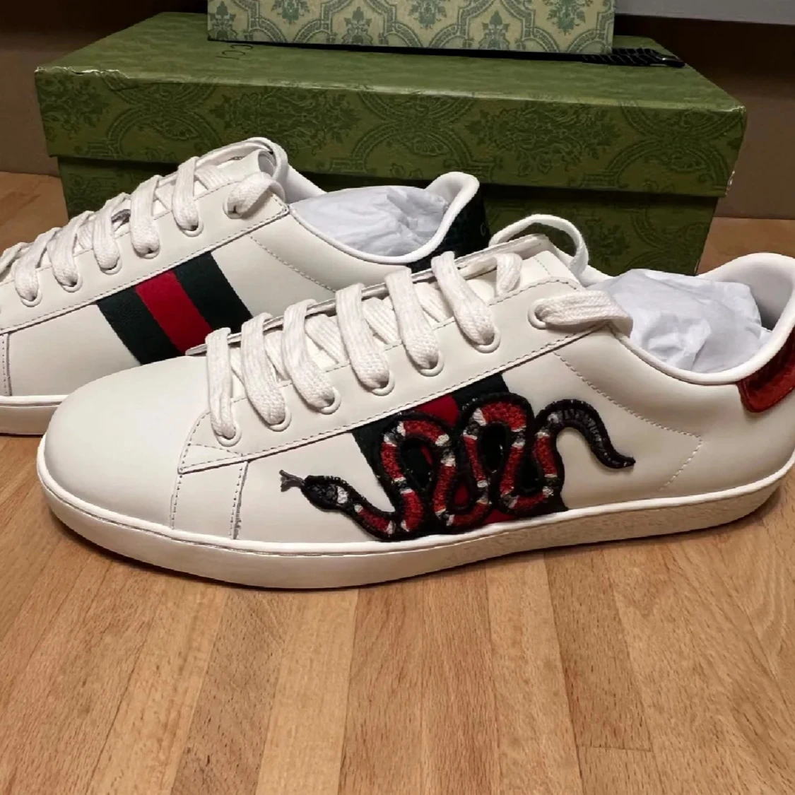 Gucci Ace sneakers med orm brodyr - 2