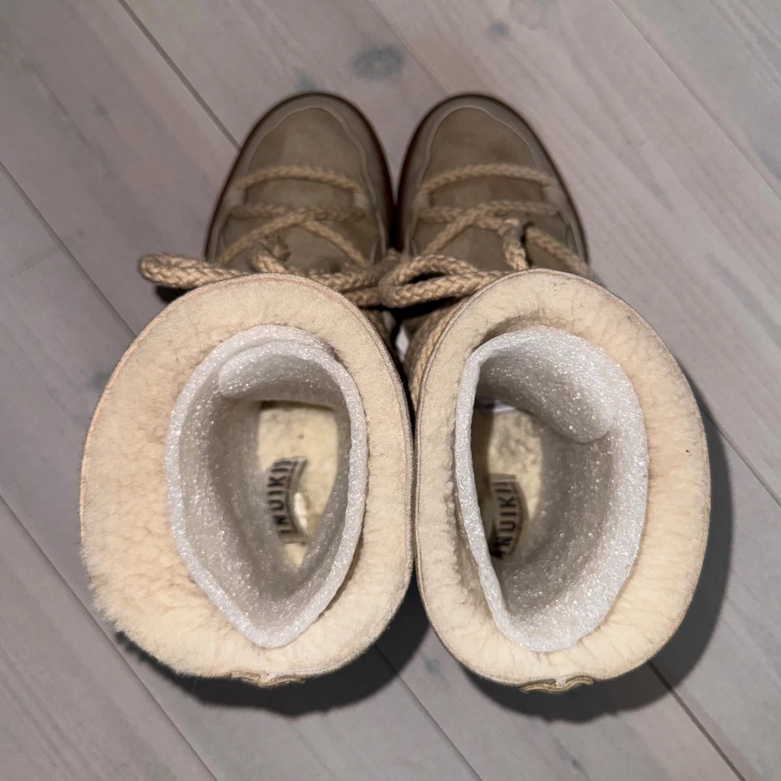 Beigea inuikii vinterskor  - 3