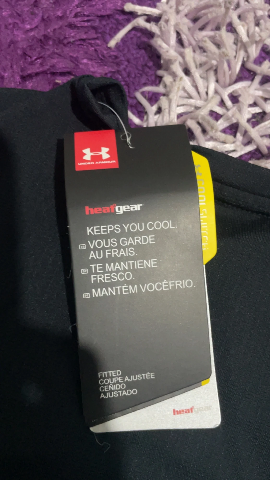 Svart Under Armour HeatGear t-shirt - 4