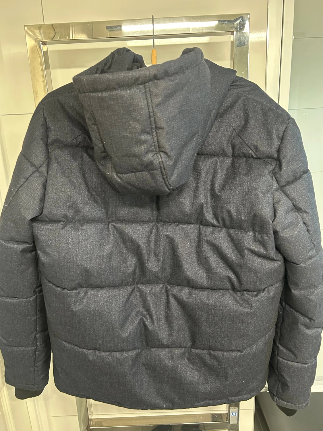 Mörkblå dunjacka Zara - 3