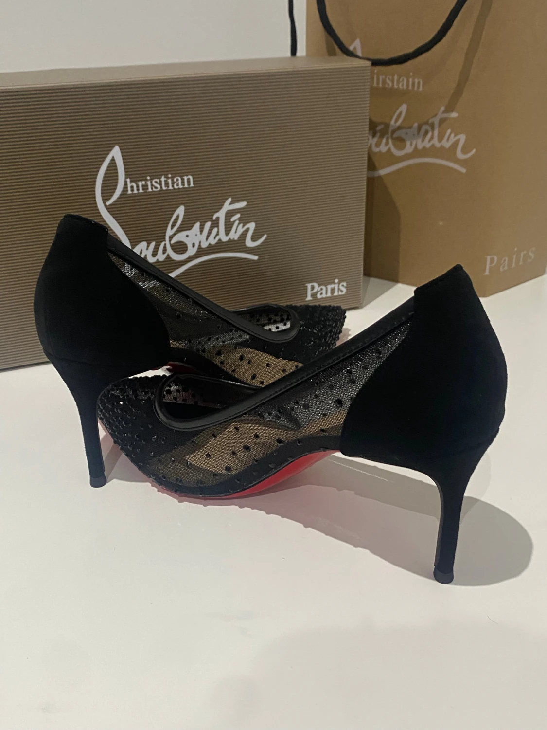 Christian Louboutin svarta pumps, strl 39 - 5