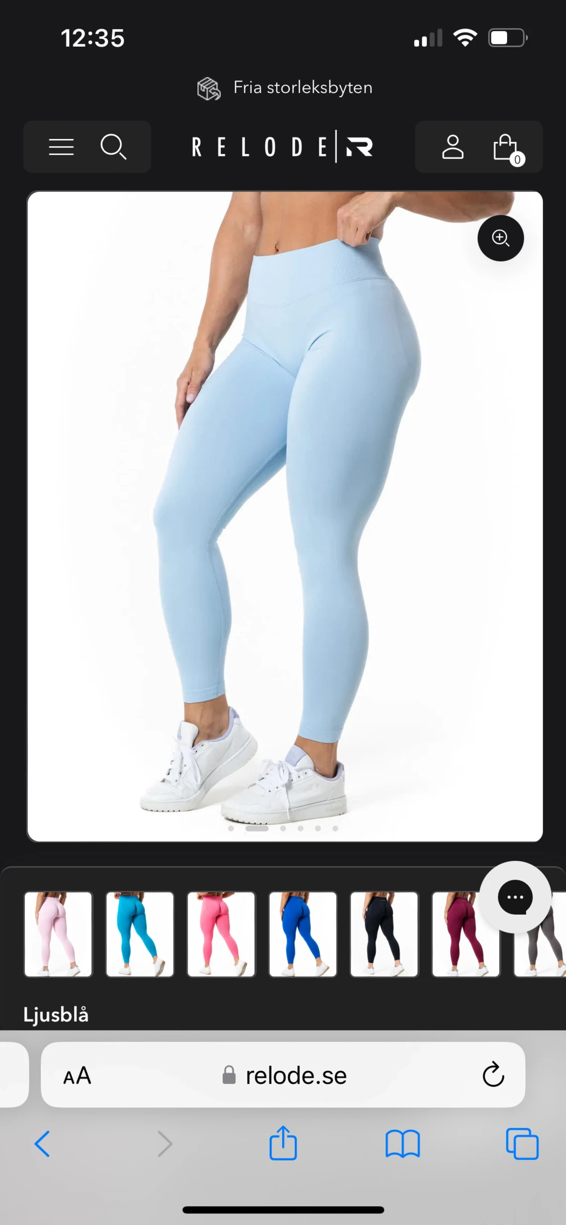 Ljusblå leggings från Relode