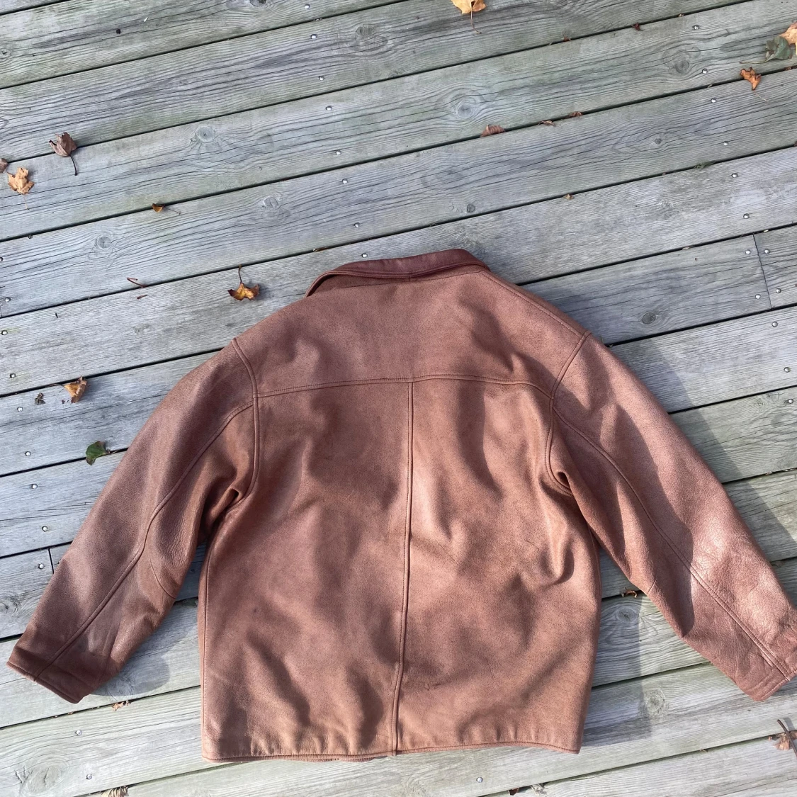 Vintage läderjacka 80-tal - 1