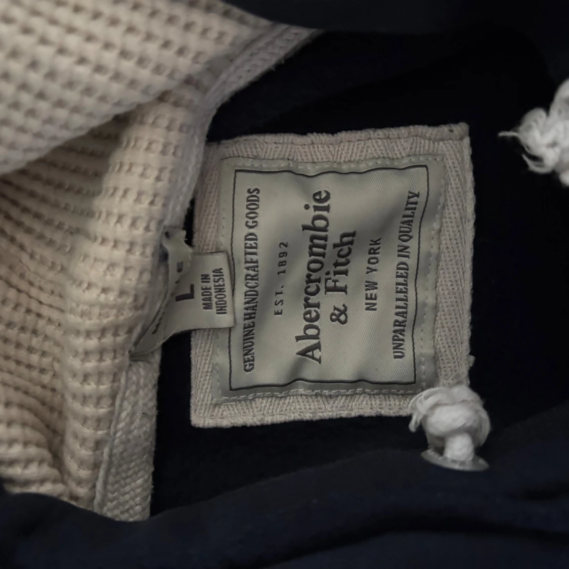 Mörkblå hoodie Abercrombie & Fitch - 2