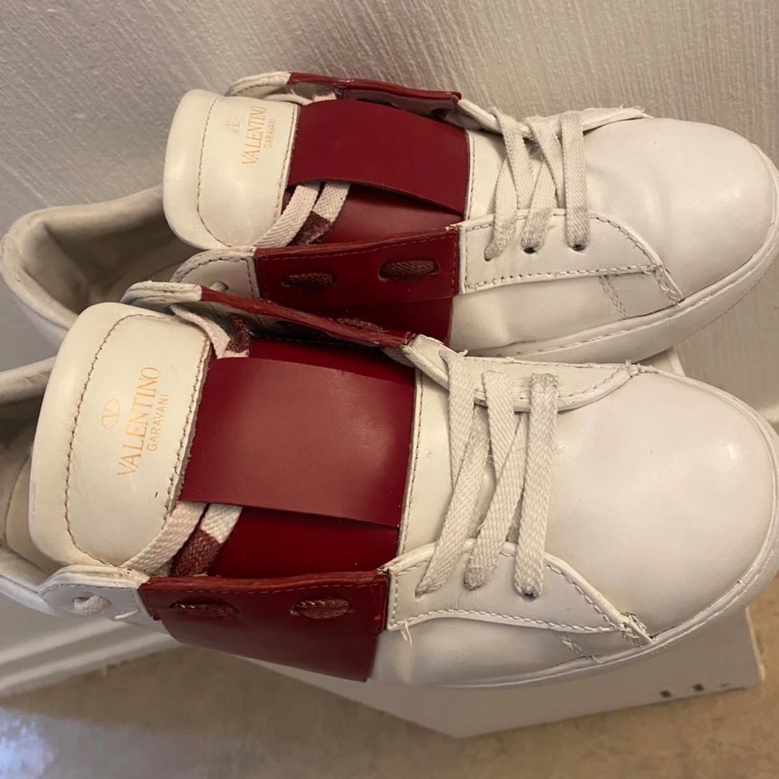 Valentino Garavani Open sneakers vit/röd - 4