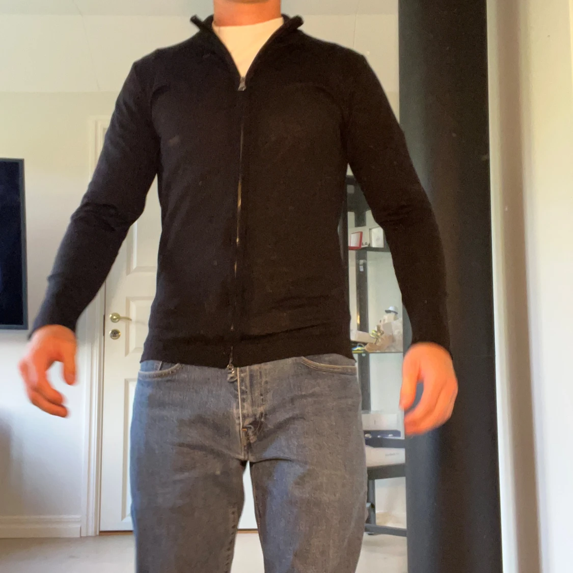 Svart kofta från Oscar Jacobson - 3