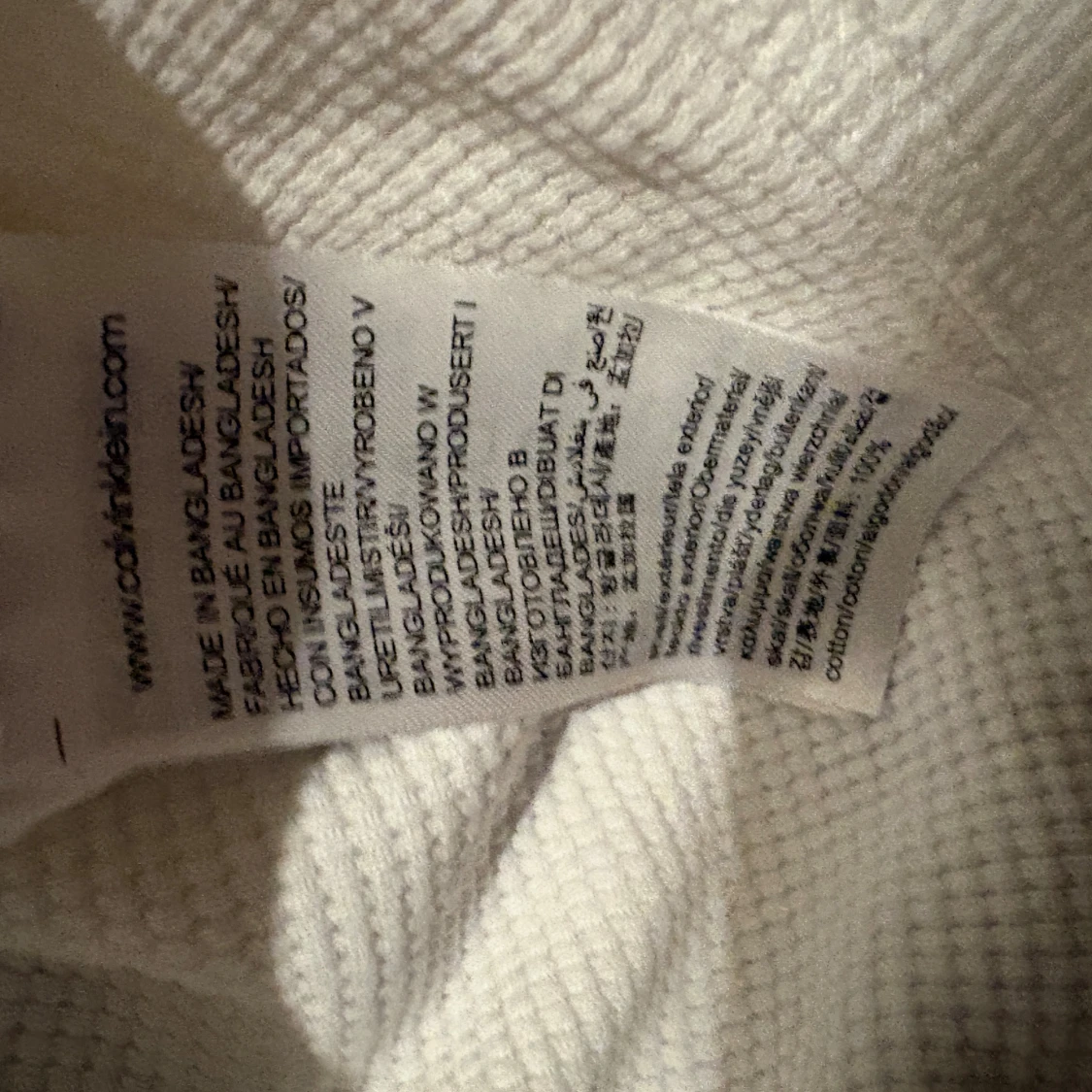 Vit sweatshirt från Calvin Klein Jeans - 3