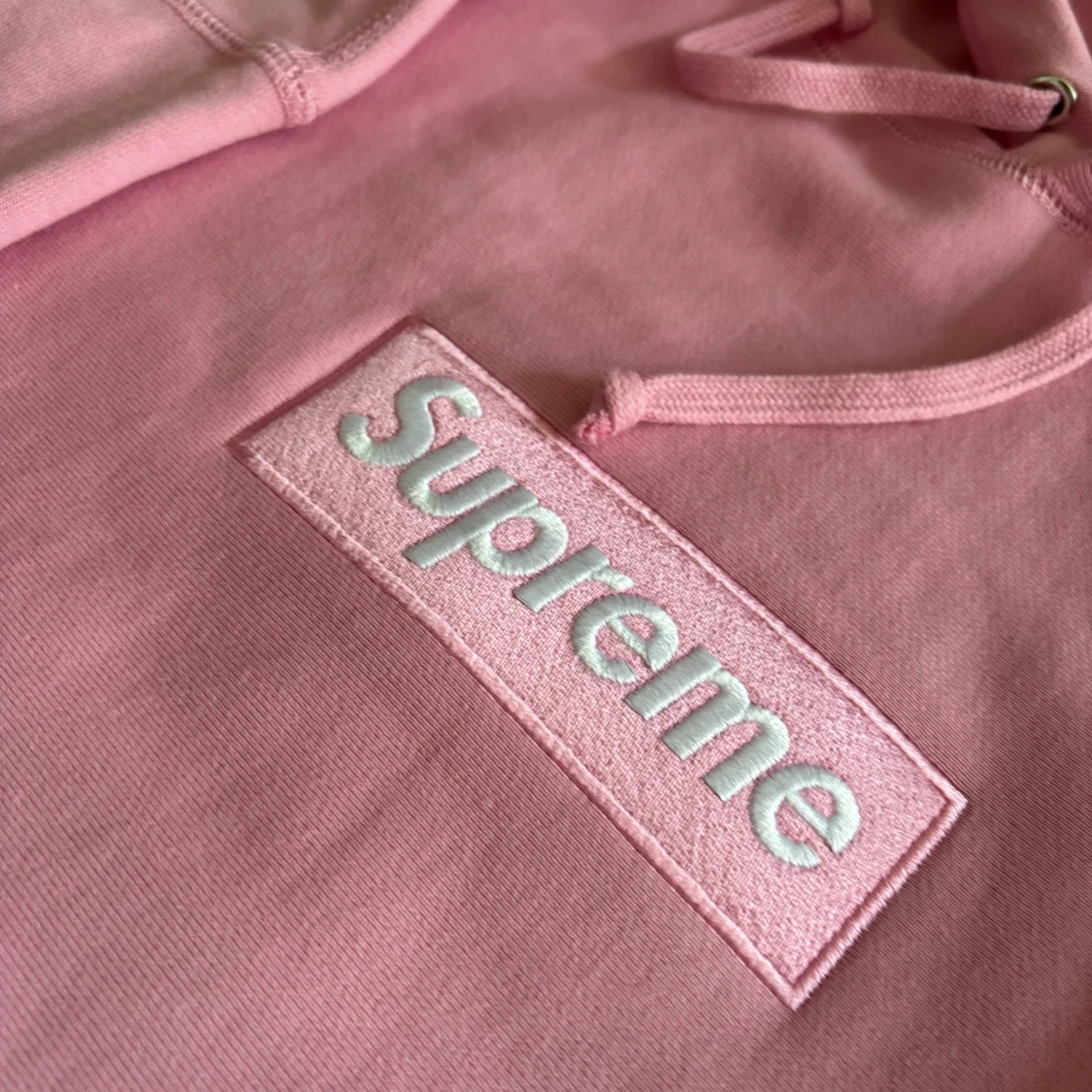 Pink Supreme hoodie  - 3