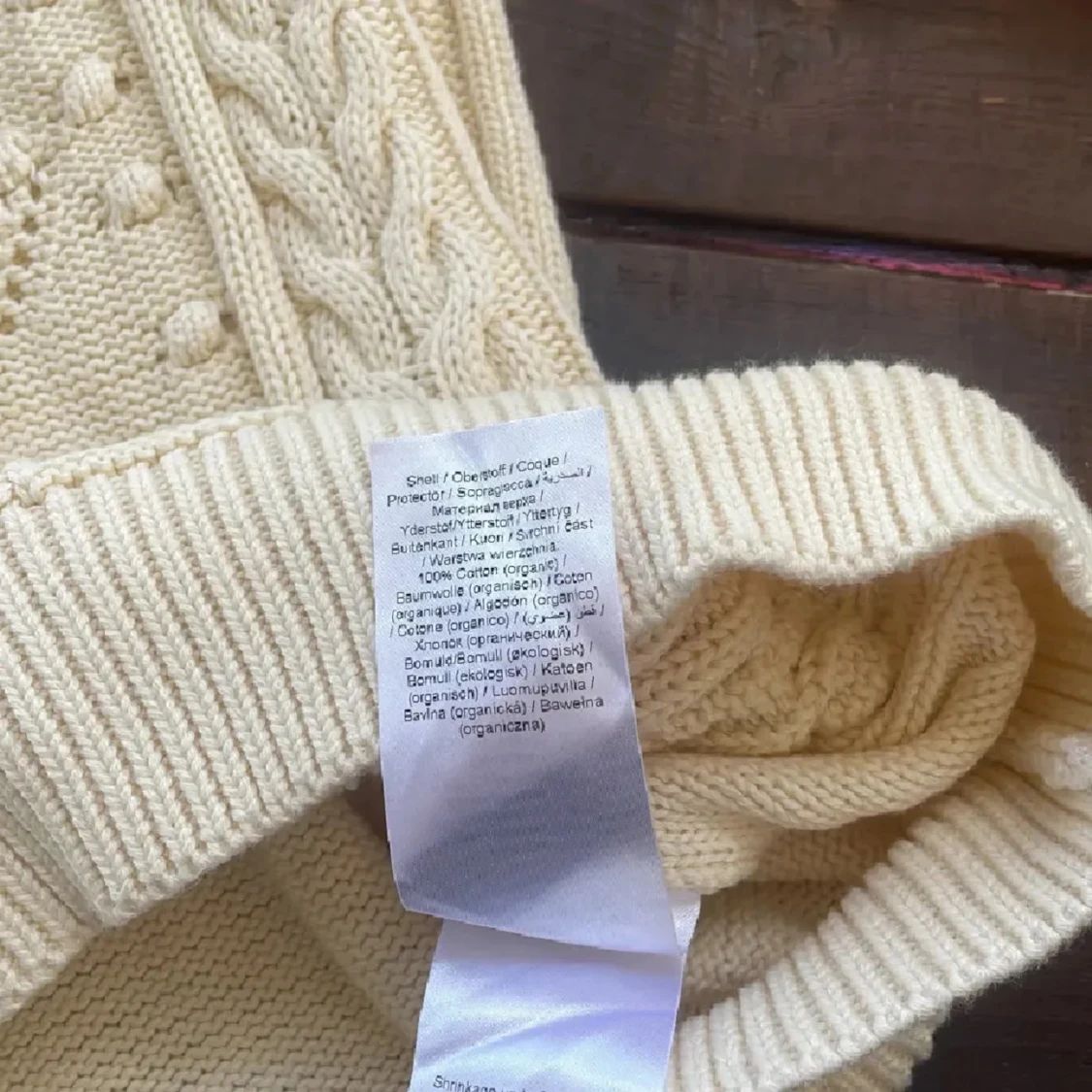 Beige stickad tröja från Part Two - 4