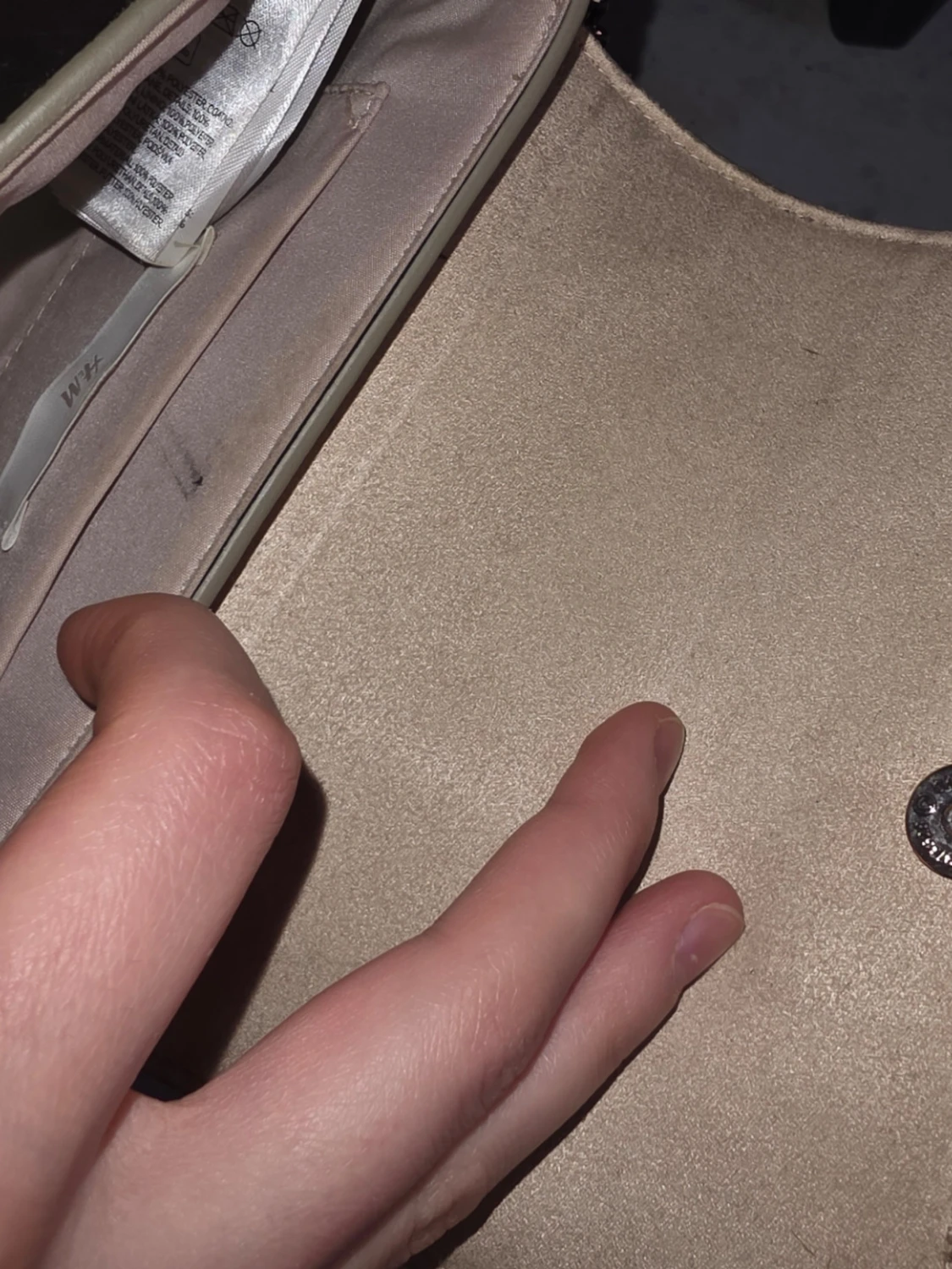 Guldig axelväska från H&M - 1