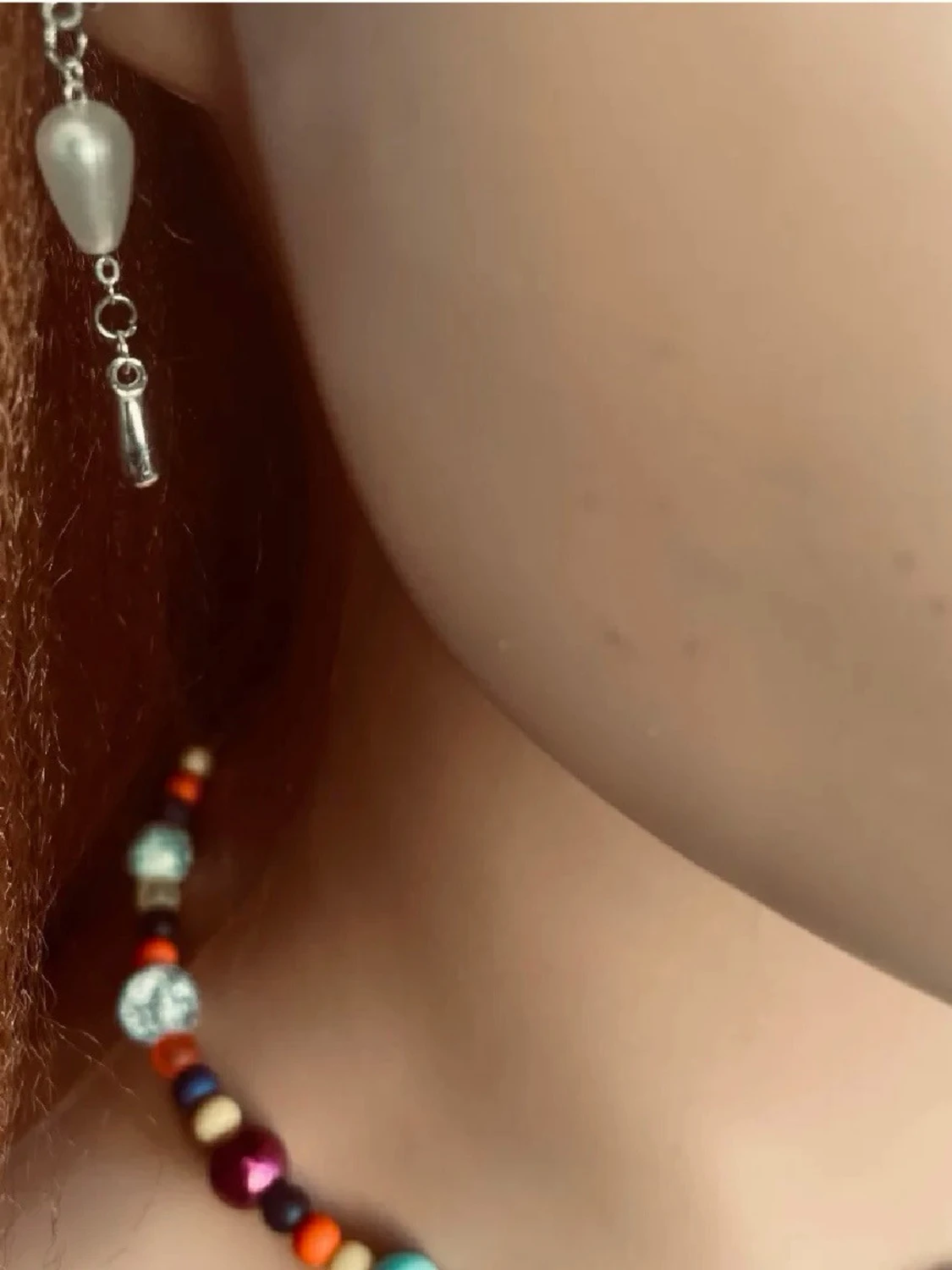 By prisförslag- 1 st örhänge pärla och droppe - 2