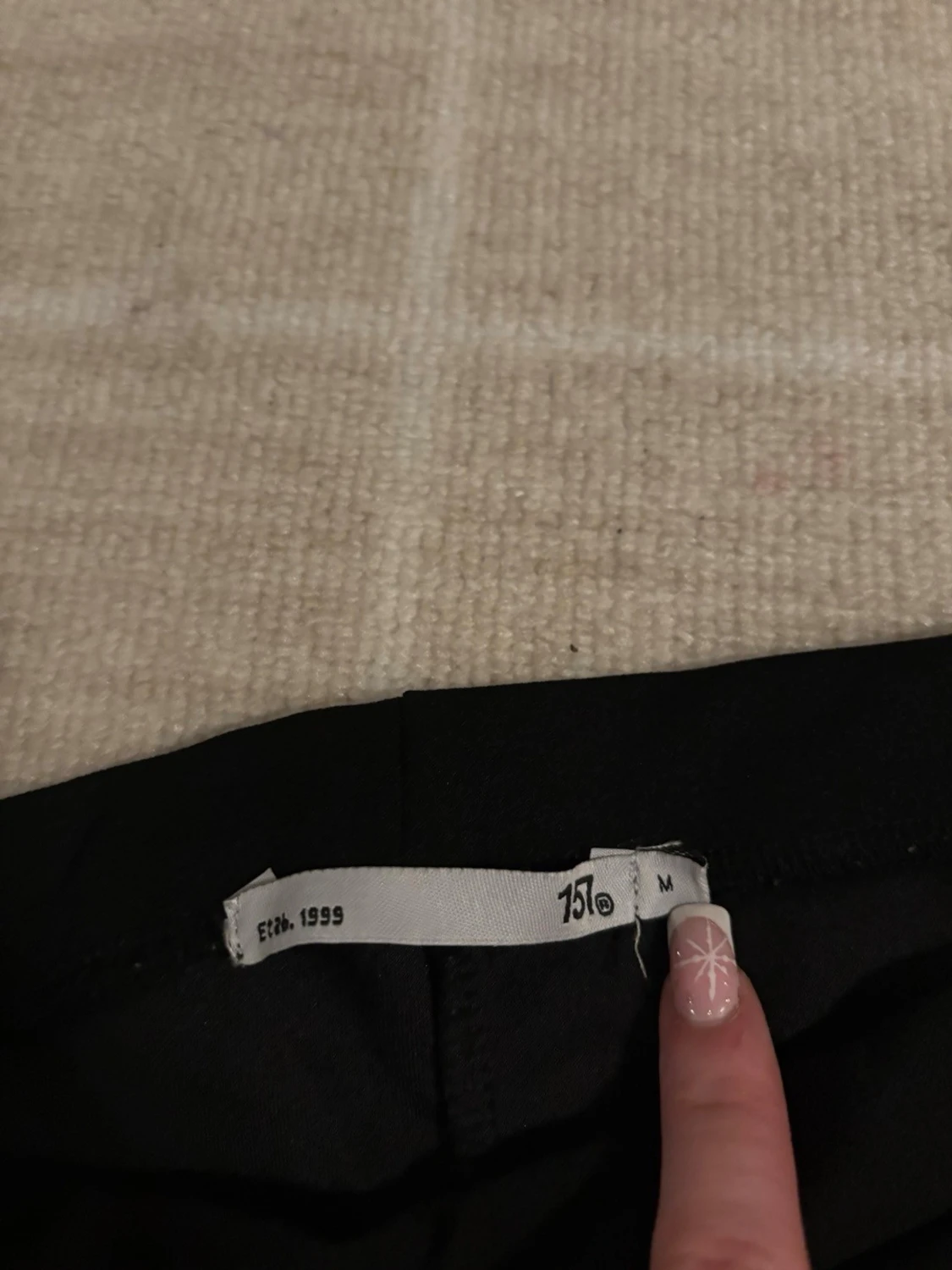 Svarta bootcut kostymbyxor/le från lager 157 - 2