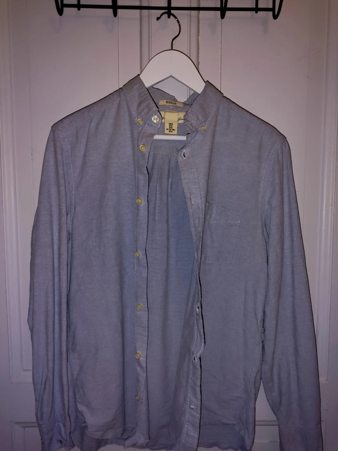 Ljusblå bomullsskjorta - 1