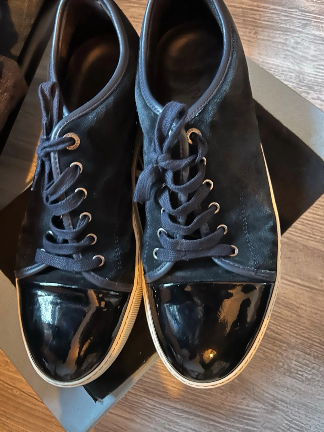 Svarta sneakers från Lanvin - 4