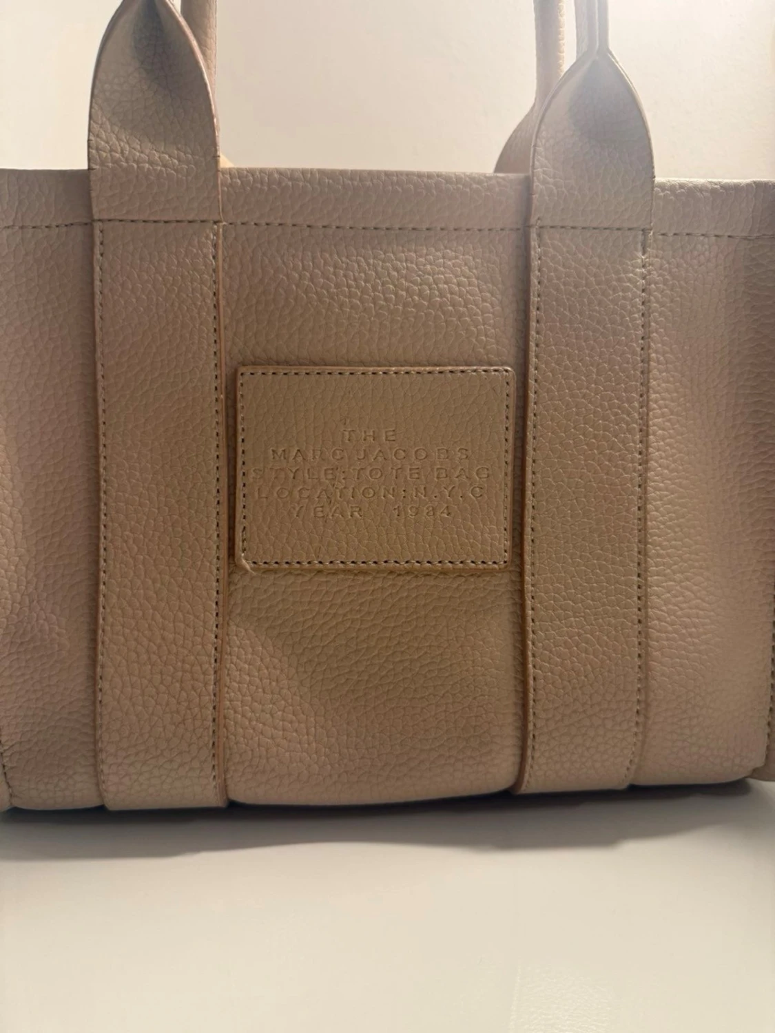 Beige Tote Bag  - 1