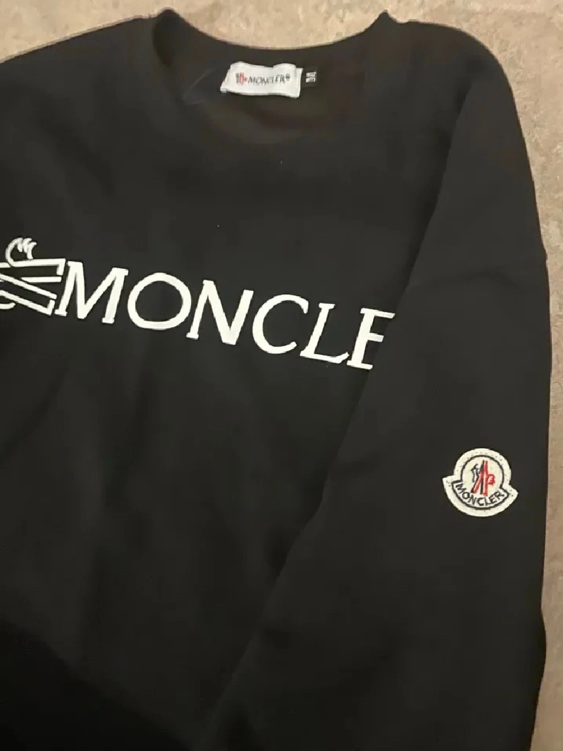 Svart sweatshirt från Moncler - 1