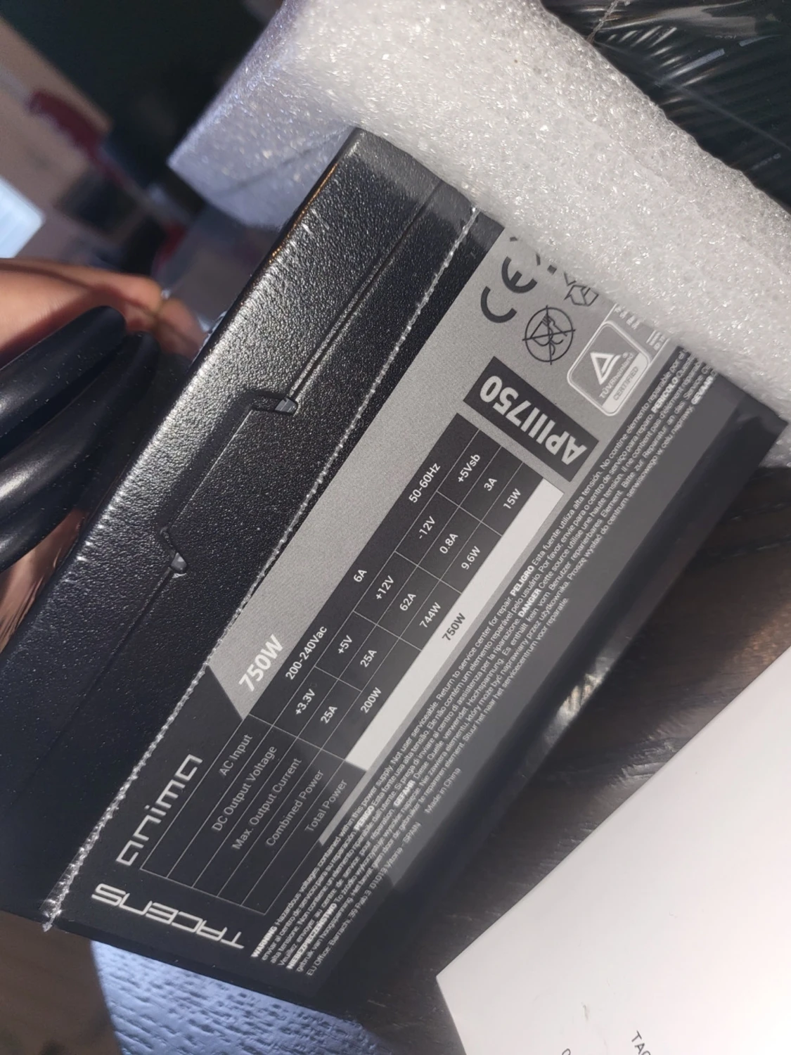 Tacens Anima APIII750 750W nätaggregat - 2