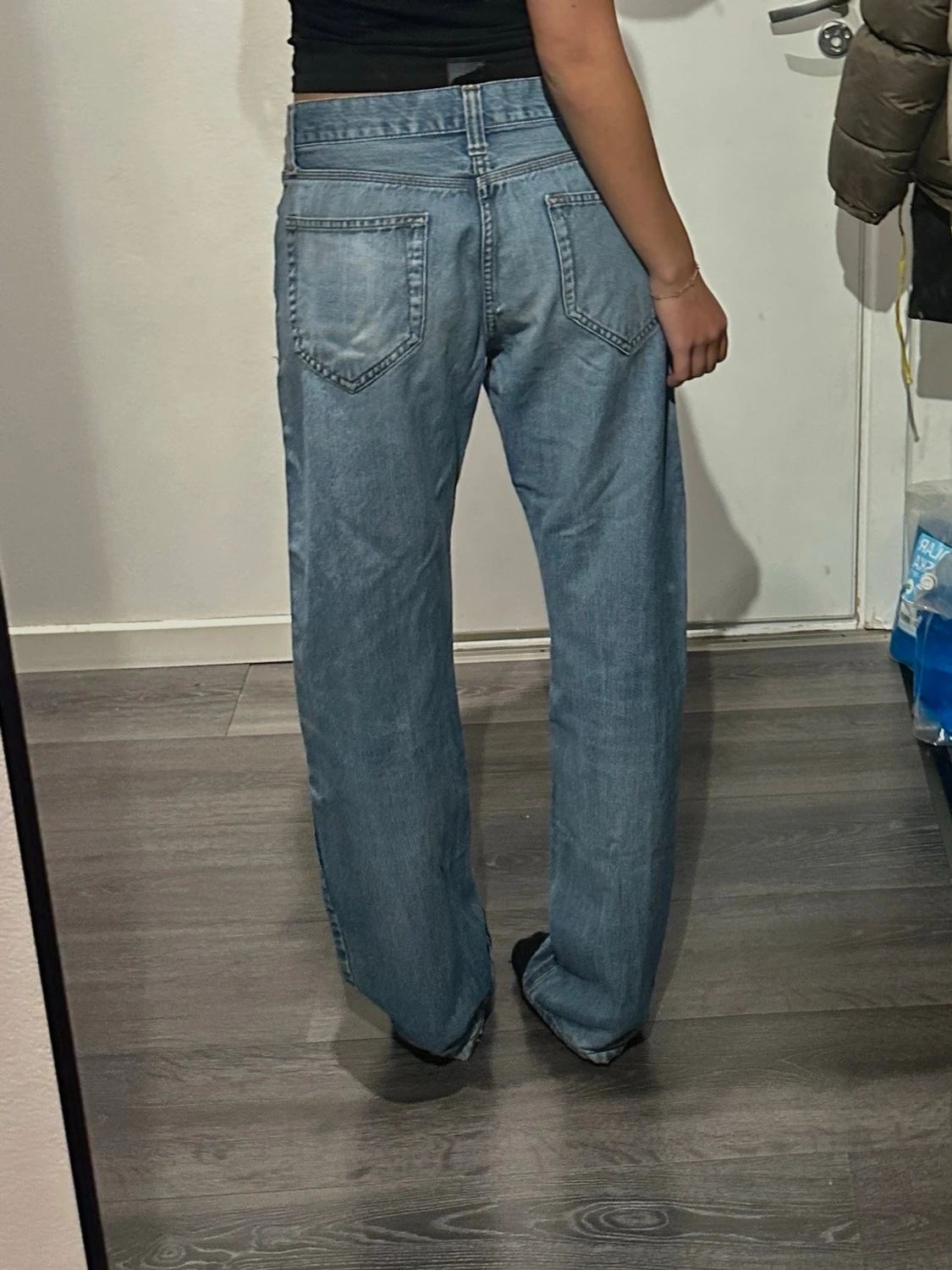 Batistini ljusblå loose fit jeans W32 L34 - 1