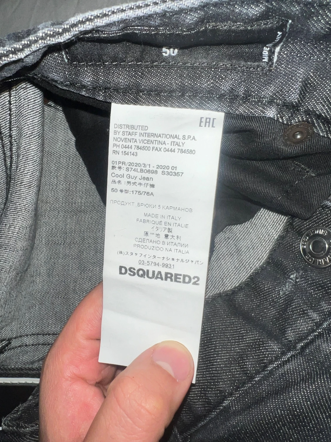 Dsquared 2 jeans storlek 50 äkta - 3