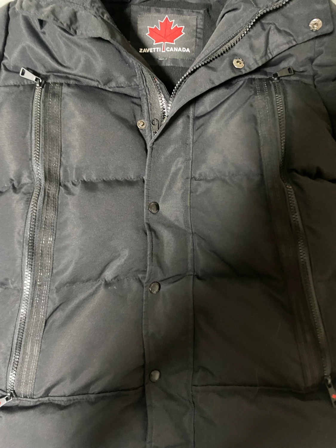 Svart pufferjacka från Zavetti Canada - 1