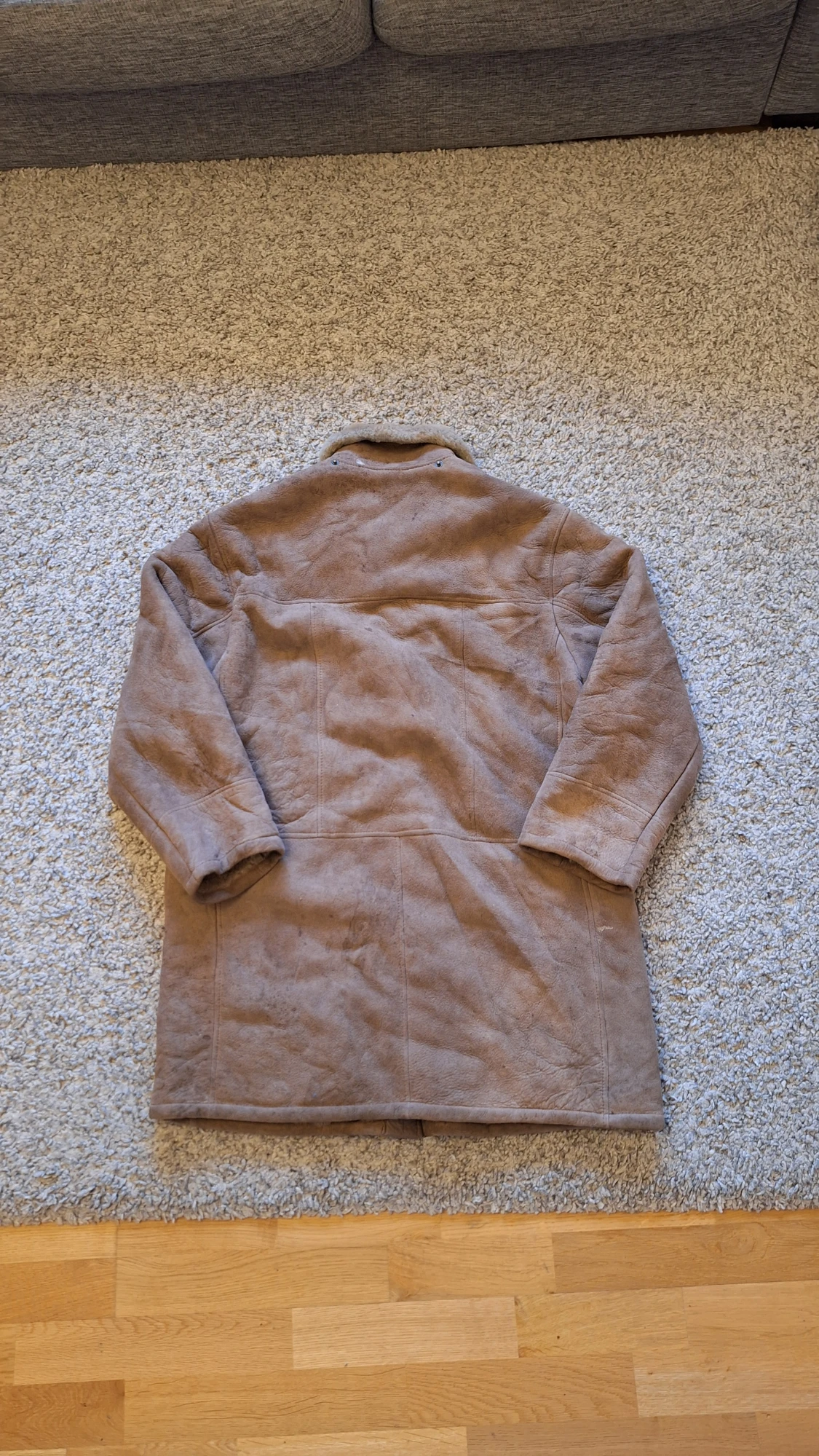 Brun duffel jacka från Canterbury Leather International  - 1