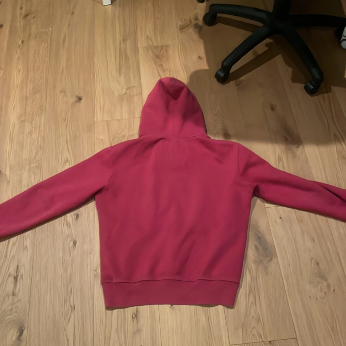 Röd Superdry hoodie med tryck - 4