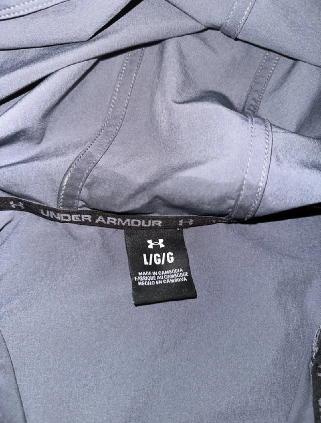 Grå och svart vindjacka Under Armour - 2