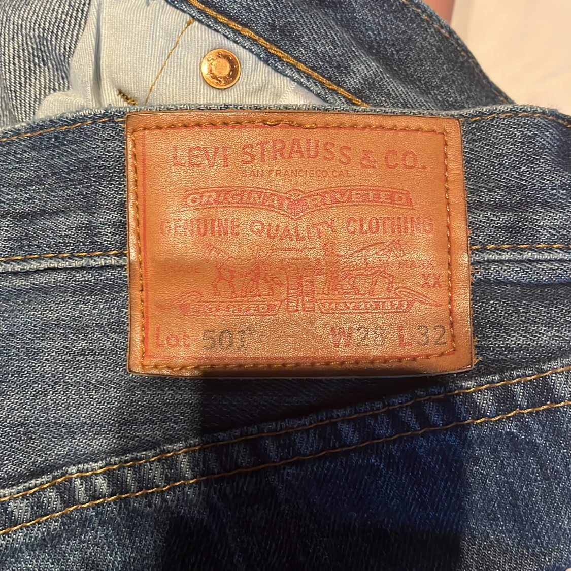 Levi's 501 Premium blå jeans W28 L32 - 2