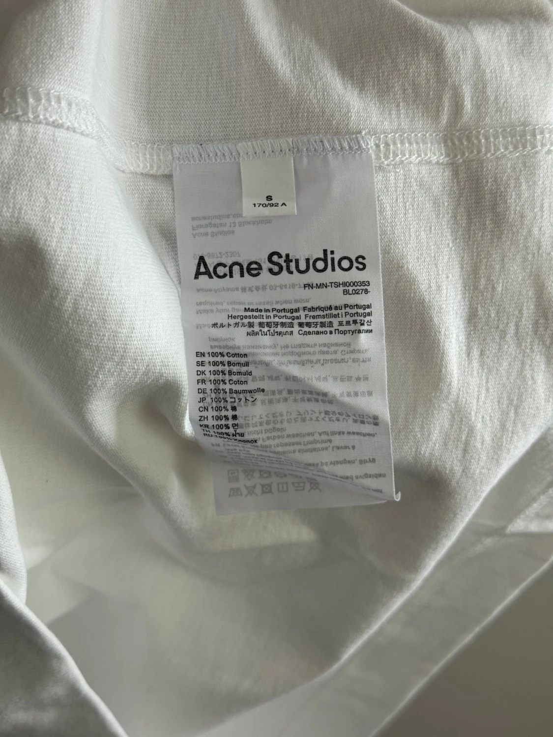 Vit t-shirt Acne Studios S - 3