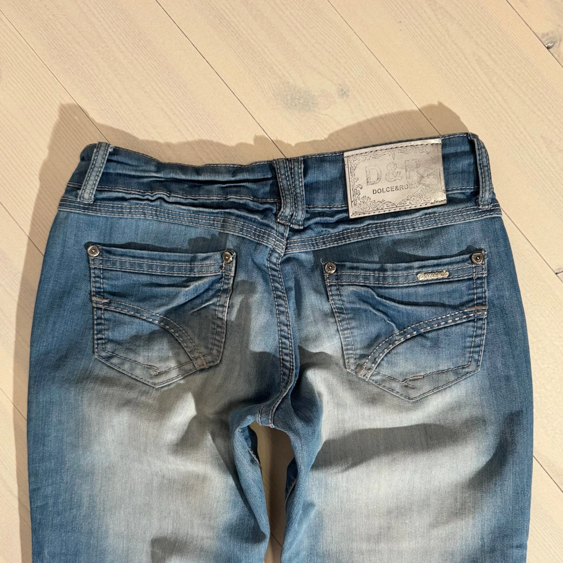 Lågmidjade bootcut jeans  - 5