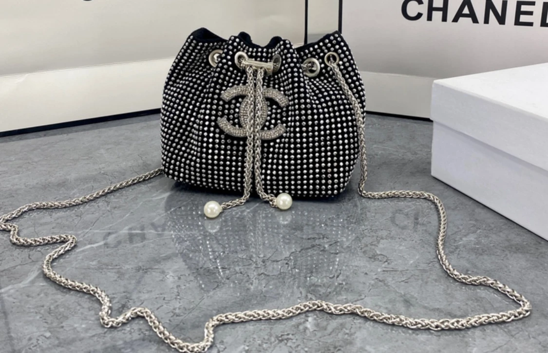 Mini glitter väska - 1