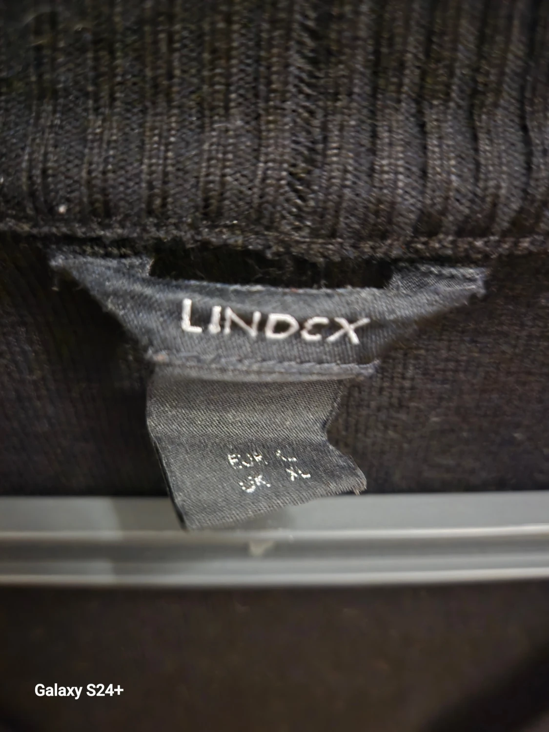 Svart lång kofta från Lindex XL - 2