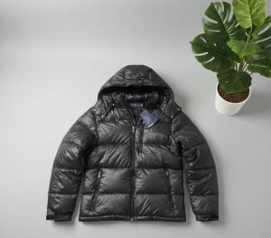 Svart pufferjacka  Polo Ralph Lauren S - Svart dunjacka från Polo Ralph Lauren med huva och två sidofickor med dragkedja. Storlek S. Riktigt bra nu till vintern eller som julklapp!