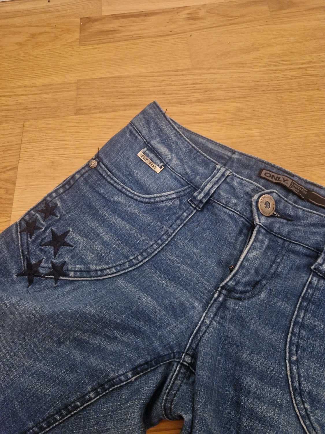 Lågmidjade bootcut jeans  - 2