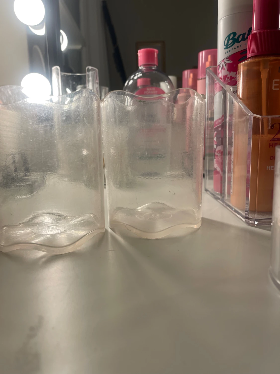 Förvaring, sminkborsthållare 